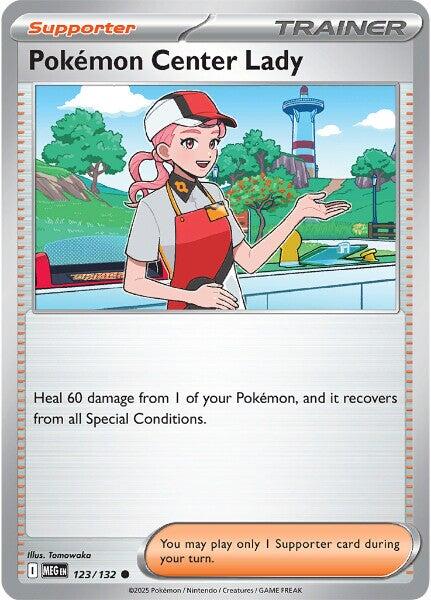 Pokemon Center Lady (123/132) [Mega Evolutions: Base Set] | Pegasus Games WI