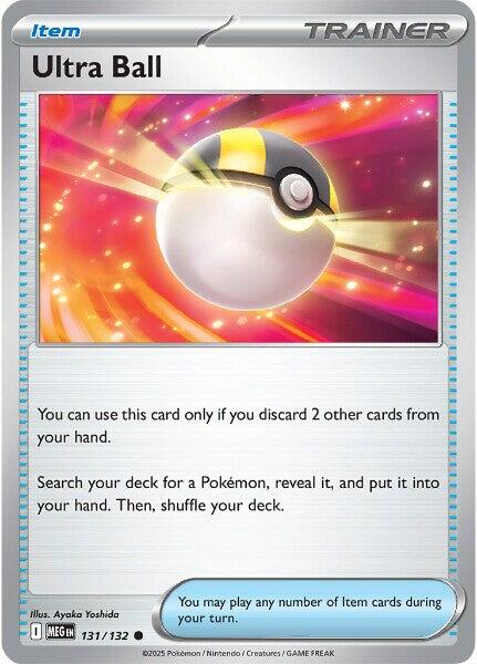Ultra Ball (131/132) [Mega Evolution: Base Set] | Pegasus Games WI