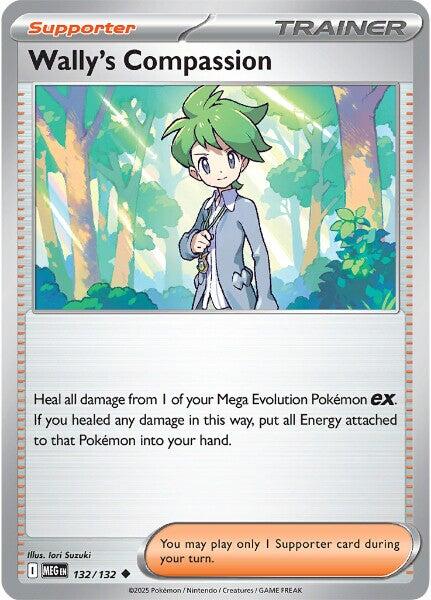 Wally's Compassion (132/132) [Mega Evolution: Base Set] | Pegasus Games WI