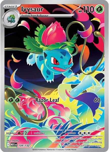 Ivysaur (134/132) [Mega Evolutions: Base Set] | Pegasus Games WI