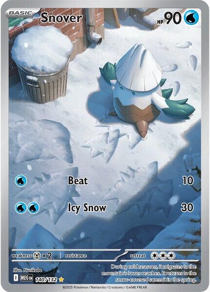 Snover (140/132) [Mega Evolutions: Base Set] | Pegasus Games WI