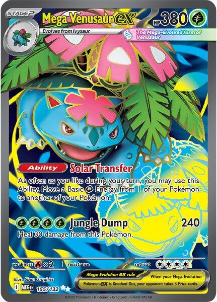 Mega Venusaur ex (155/132) [Mega Evolution: Base Set] | Pegasus Games WI
