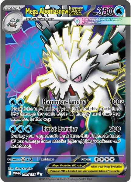 Mega Abomasnow ex (157/132) [Mega Evolution: Base Set] | Pegasus Games WI