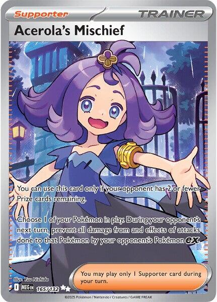 Acerola's Mischief (165/132) [Mega Evolutions: Base Set] | Pegasus Games WI