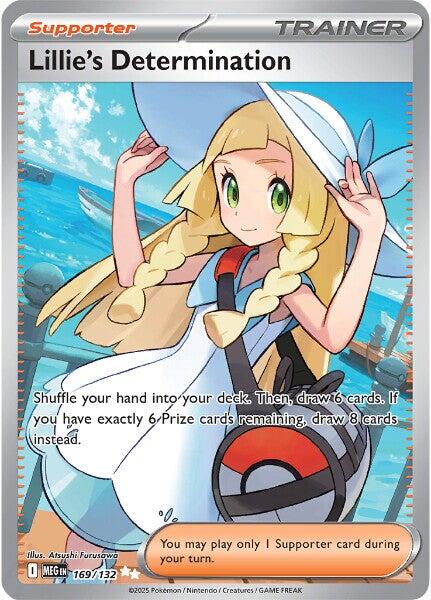 Lillie's Determination (169/132) [Mega Evolution: Base Set] | Pegasus Games WI