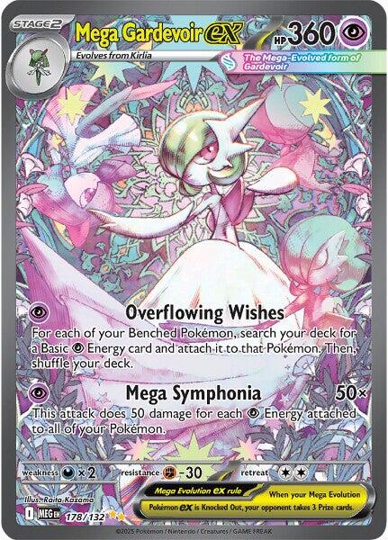 Mega Gardevoir ex (178/132) [Mega Evolutions: Base Set] | Pegasus Games WI