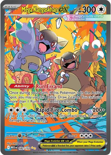 Mega Kangaskhan ex (182/132) [Mega Evolutions: Base Set] | Pegasus Games WI