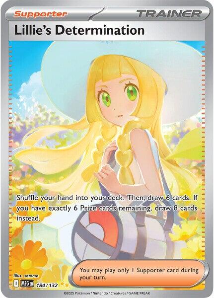Lillie's Determination (184/132) [Mega Evolutions: Base Set] | Pegasus Games WI