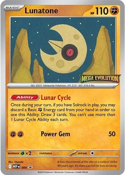 Lunatone (004) [Mega Evolutions Promo] | Pegasus Games WI