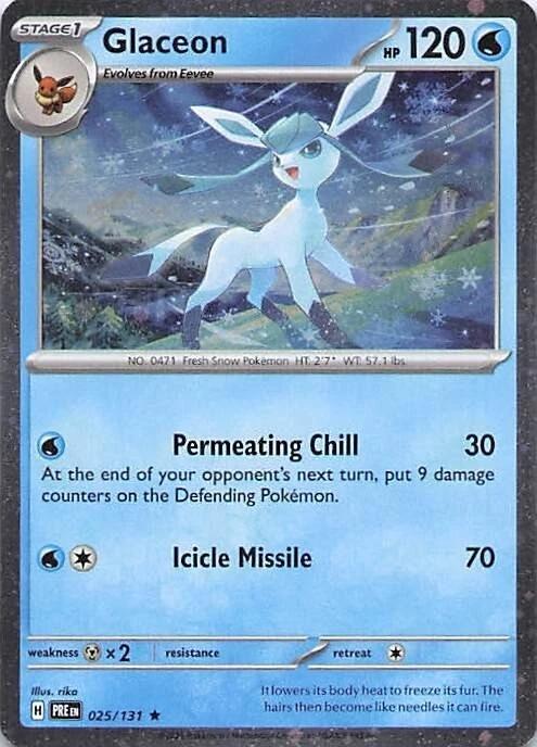 Glaceon (025/131) (Cosmos Holo) [Miscellaneous Cards] | Pegasus Games WI