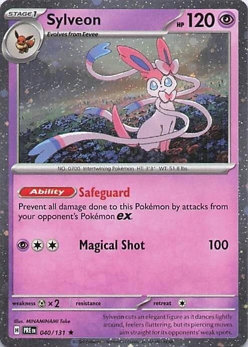 Sylveon (040/131) (Cosmos Holo) [Miscellaneous Cards] | Pegasus Games WI