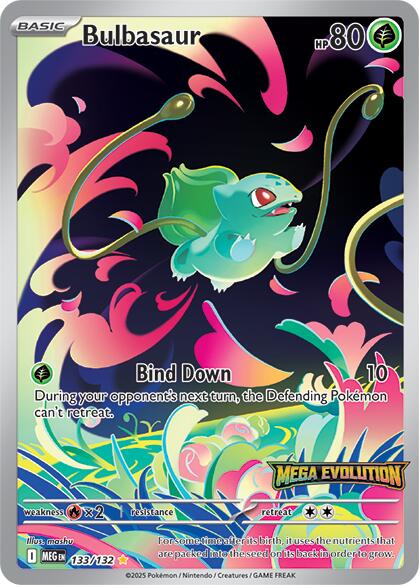 Bulbasaur (133/132) (Mega Evolution) [Mega Evolutions: Base Set] | Pegasus Games WI