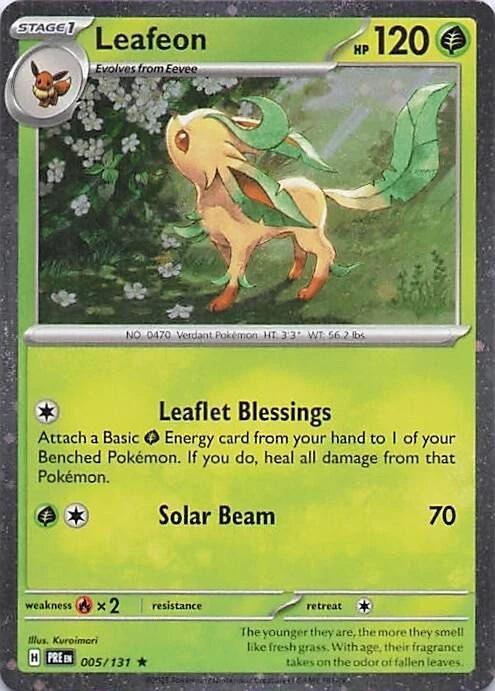 Leafeon (005/131) (Cosmos Holo) [Miscellaneous Cards] | Pegasus Games WI