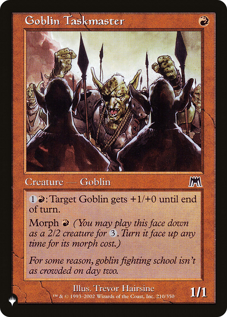 Goblin Taskmaster [The List Reprints] | Pegasus Games WI