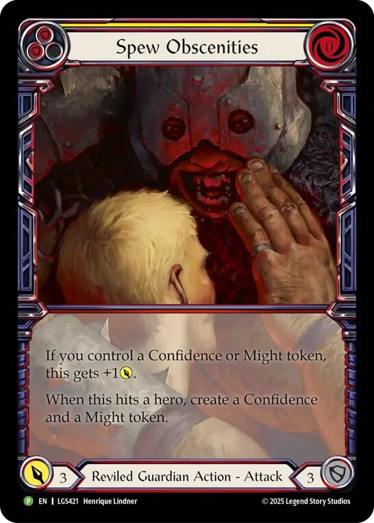 Spew Obscenities [LGS421] (Promo)  Cold Foil | Pegasus Games WI