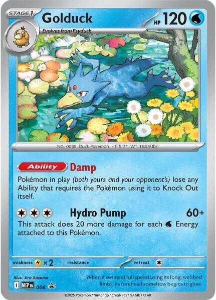 Golduck (008) [Mega Evolutions Promo] | Pegasus Games WI