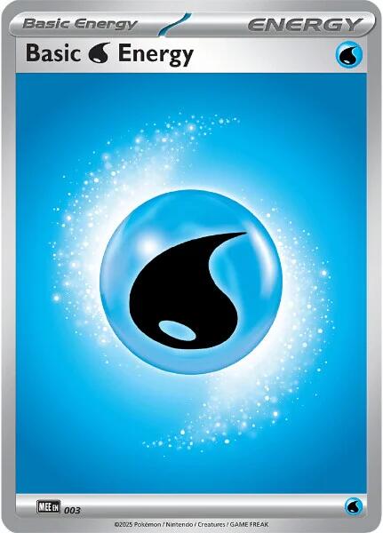 Basic Water Energy - 003 [Mega Evolution Energies] | Pegasus Games WI