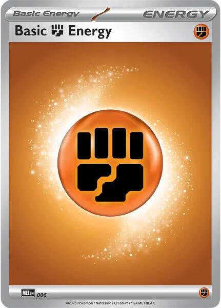 Basic Fighting Energy - 006 [Mega Evolution Energies] | Pegasus Games WI