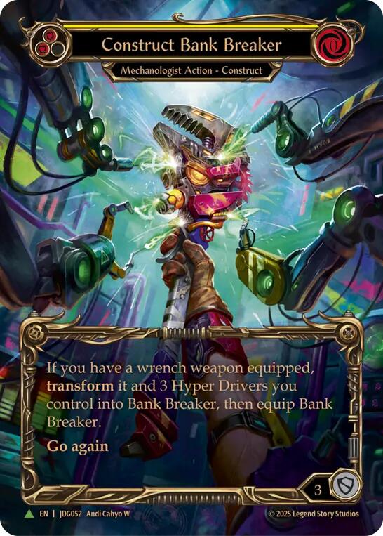 Construct Bank Breaker [JDG052] (Promo)  Cold Foil | Pegasus Games WI