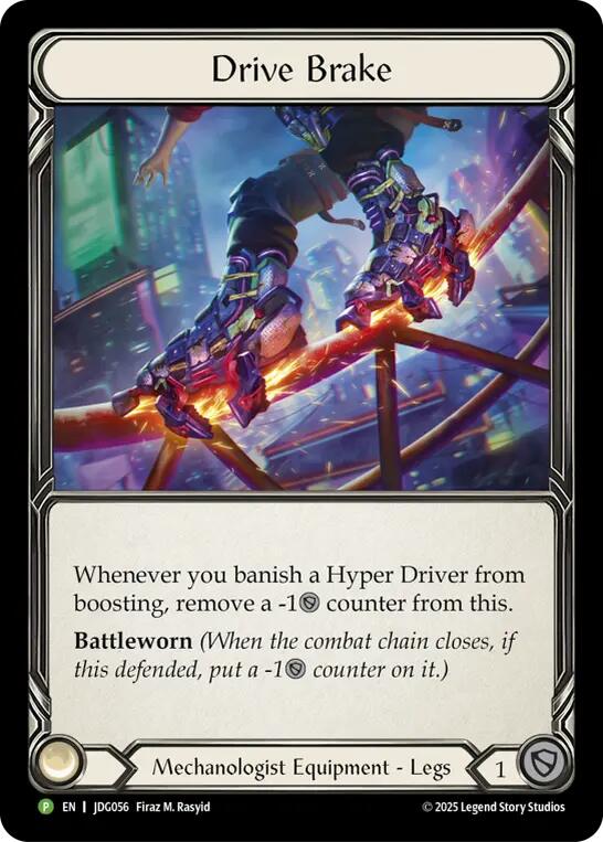 Drive Brake [JDG056] (Promo)  Cold Foil | Pegasus Games WI