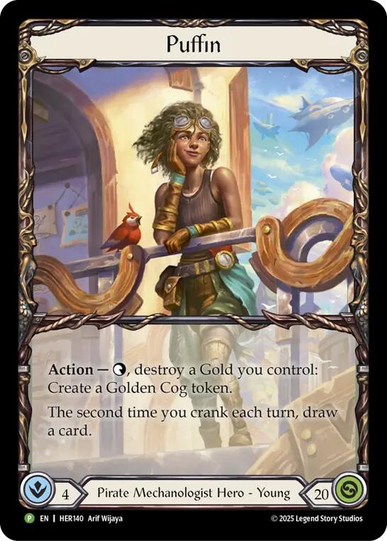 Puffin [HER140] (Promo)  Rainbow Foil | Pegasus Games WI