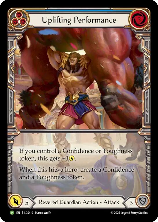 Uplifting Performance [LGS419] (Promo)  Cold Foil | Pegasus Games WI