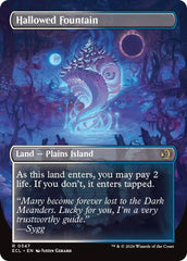 Hallowed Fountain (Borderless) [Lorwyn Eclipsed] | Pegasus Games WI