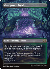Overgrown Tomb (Borderless) [Lorwyn Eclipsed] | Pegasus Games WI