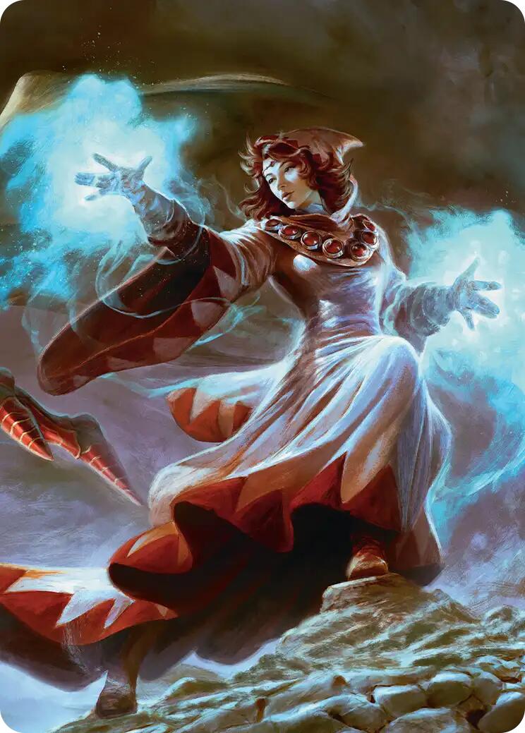 The Destined White Mage Scene Art Card [FINAL FANTASY Art Series] | Pegasus Games WI