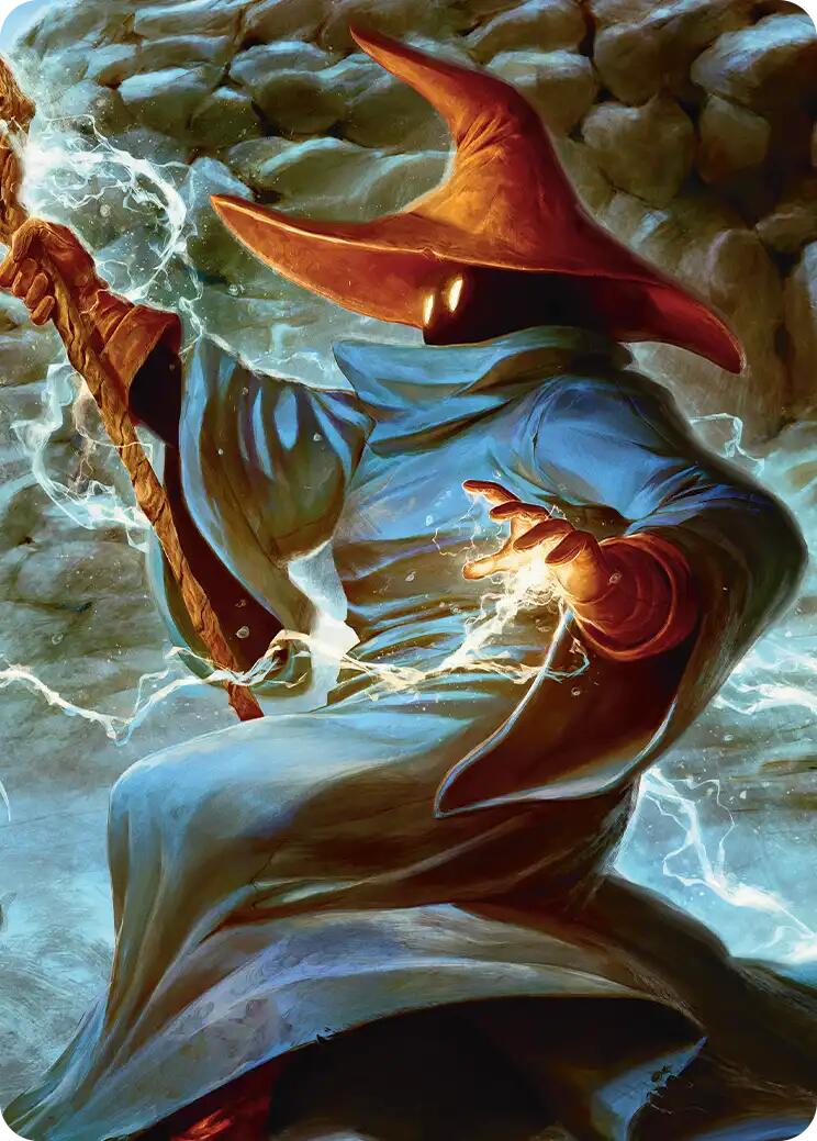 The Destined Black Mage Scene Art Card [FINAL FANTASY Art Series] | Pegasus Games WI
