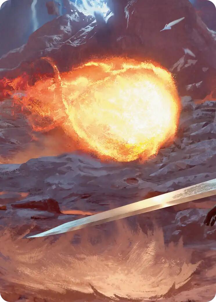 Duelist's Flame Scene Art Card [FINAL FANTASY Art Series] | Pegasus Games WI
