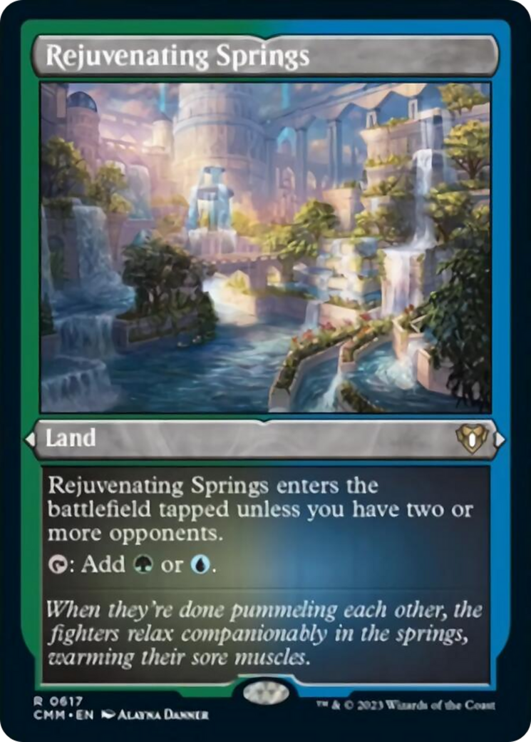 Rejuvenating Springs (Foil Etched) [Commander Masters] | Pegasus Games WI