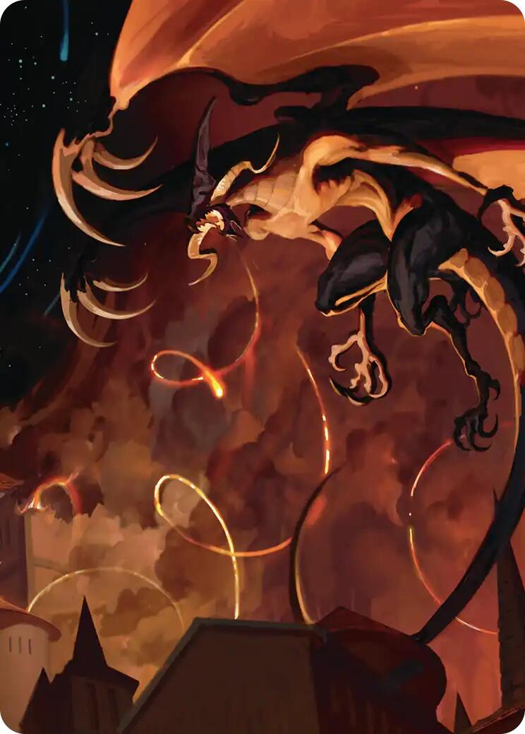 Mega Flare Scene Art Card [FINAL FANTASY Art Series] | Pegasus Games WI
