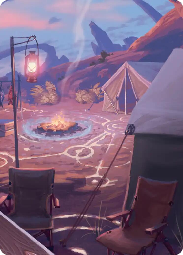 Chocobo Camp Scene Art Card [FINAL FANTASY Art Series] | Pegasus Games WI