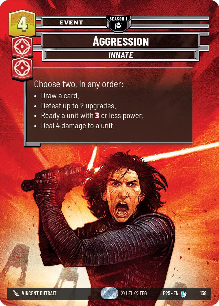 Aggression (138) (138) [Sector and Regional Promos: Season 1] | Pegasus Games WI