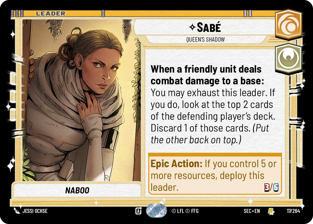 Sabe (17/264) - Queen's Shadow (17/264) [Secrets of Power] | Pegasus Games WI