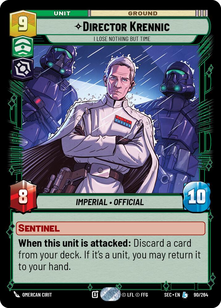 Director Krennic (90/264) - I Lose Nothing But Time (90/264) [Secrets of Power] | Pegasus Games WI