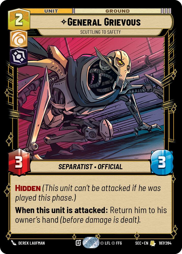 General Grievous (187/264) - Scuttling to Safety (187/264) [Secrets of Power] | Pegasus Games WI