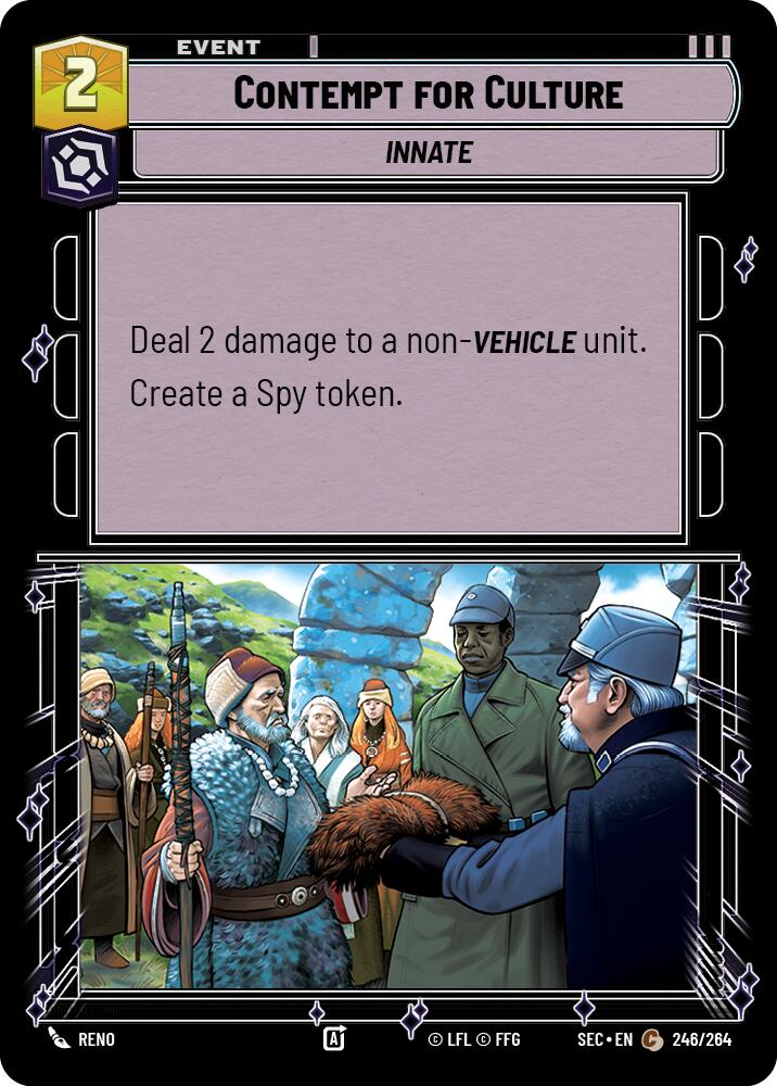 Contempt for Culture (246/264) (246/264) [Secrets of Power] | Pegasus Games WI