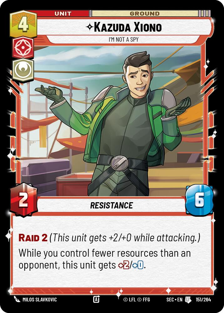 Kazuda Xiono (151/264) - I'm Not A Spy (151/264) [Secrets of Power] | Pegasus Games WI