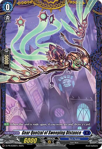 Gear Quetzal of Sweeping Distance (D-PR/830EN) [D Promo Cards] | Pegasus Games WI