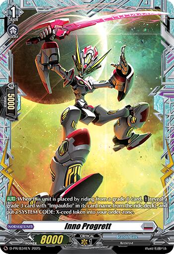 Inno Progrett (D-PR/834EN) [D Promo Cards] | Pegasus Games WI