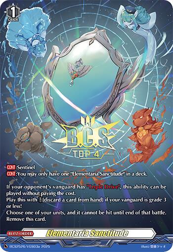 Elementaria Sanctitude (BCS2526/VGS03a) [Bushiroad Event Cards] | Pegasus Games WI