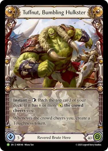 Tuffnut, Bumbling Hulkster [HER146] (Promo)  Rainbow Foil | Pegasus Games WI