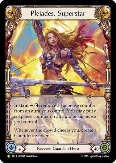 Pleiades, Superstar [HER147] (Promo)  Rainbow Foil | Pegasus Games WI