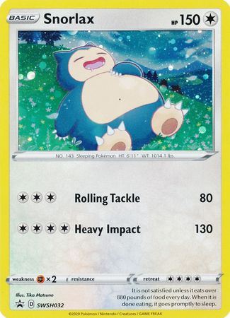 Snorlax (SWSH032) [Sword & Shield: Black Star Promos] | Pegasus Games WI