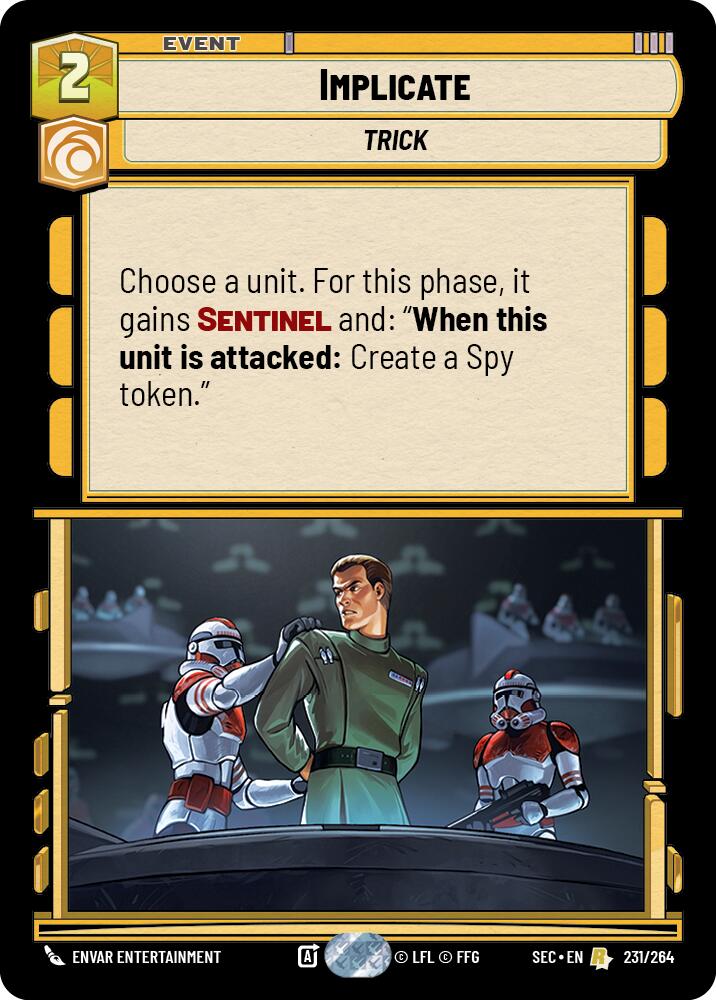 Implicate (231/264) (231/264) [Secrets of Power] | Pegasus Games WI