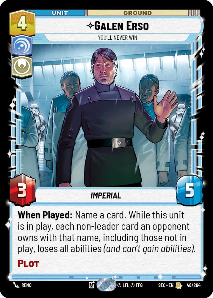 Galen Erso - You'll Never Win (46/264) (46/264) [Secrets of Power] | Pegasus Games WI