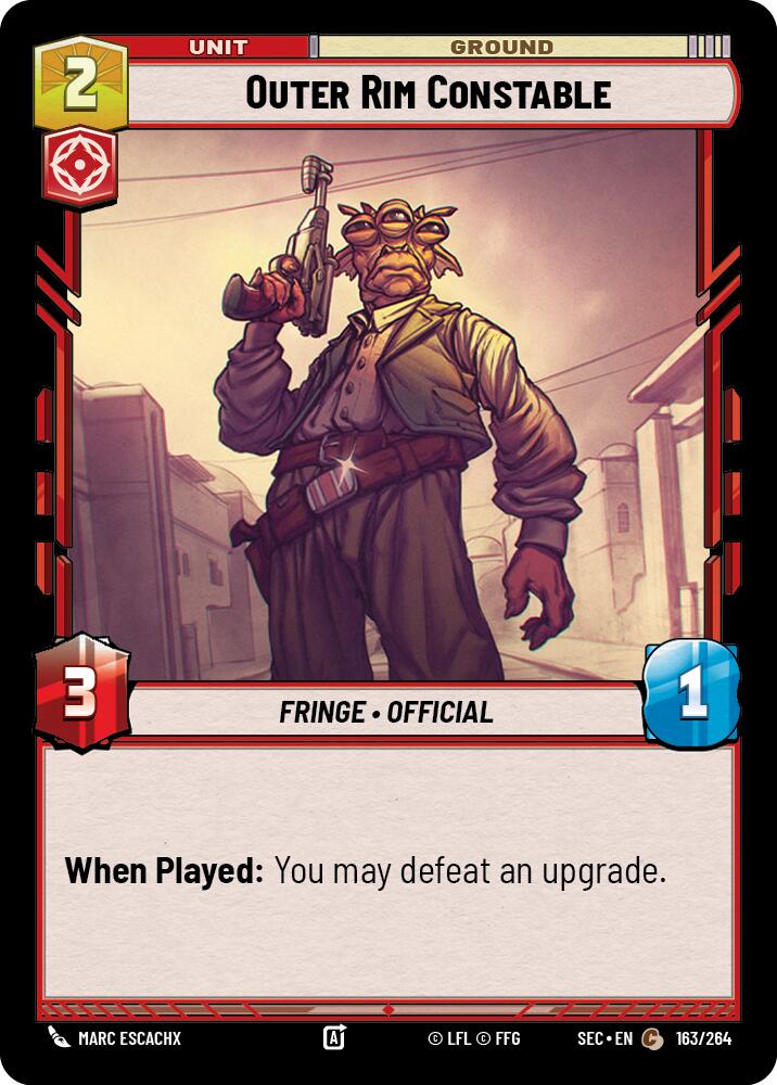 Outer Rim Constable (163/264) (163/264) [Secrets of Power] | Pegasus Games WI