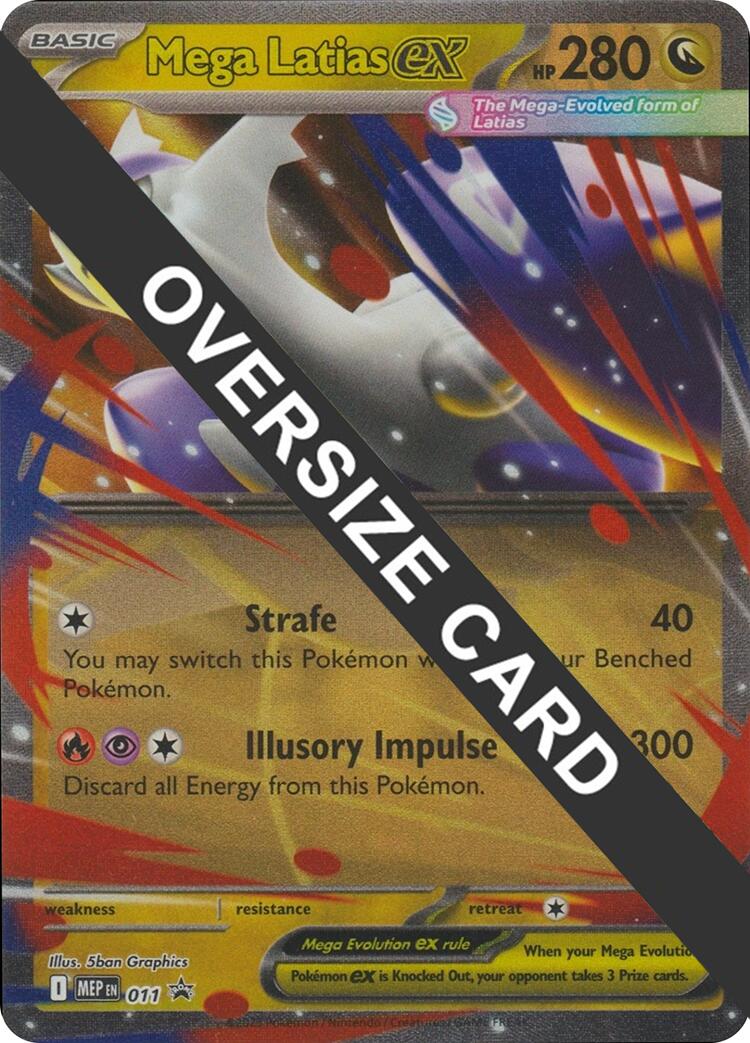 Mega Latias ex (011) (Jumbo Card) [Mega Evolutions Promo] | Pegasus Games WI